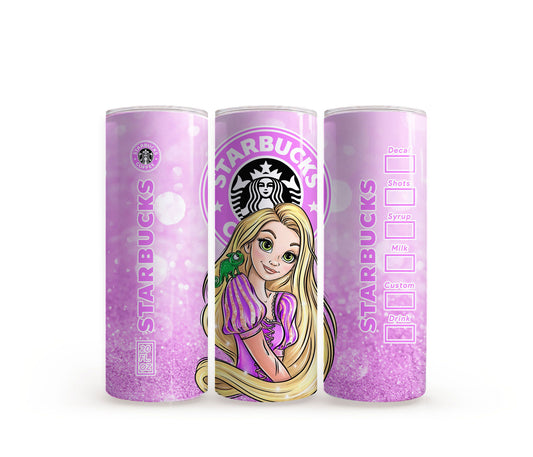 Rapunzel (Tangled) Starbucks - 20oz Slim Tumbler