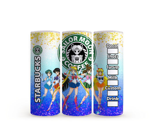 Sailor Moon Starbucks - 20oz Slim Tumbler