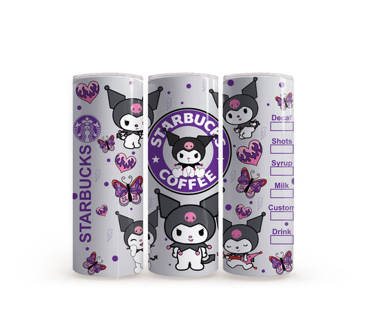 Kuromi Starbucks 2 - 20oz Slim Tumbler