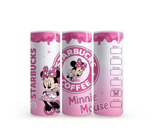 Minnie Mouse Starbucks - 20oz Slim Tumbler