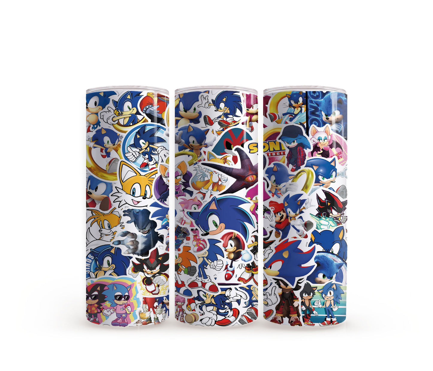 Sonic Collage - 20oz Slim Tumbler