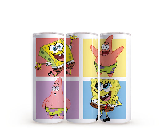 Spongebob & Patrick - 20oz Slim Tumbler