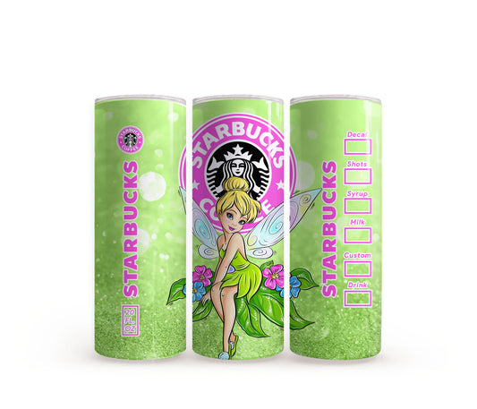 Tinker Bell Starbucks - 20oz Slim Tumbler